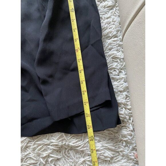 Vintage Galinda Wang Top Blouse Black Silk 18W / 18 W Flowy Secretary - Picture 4 of 6